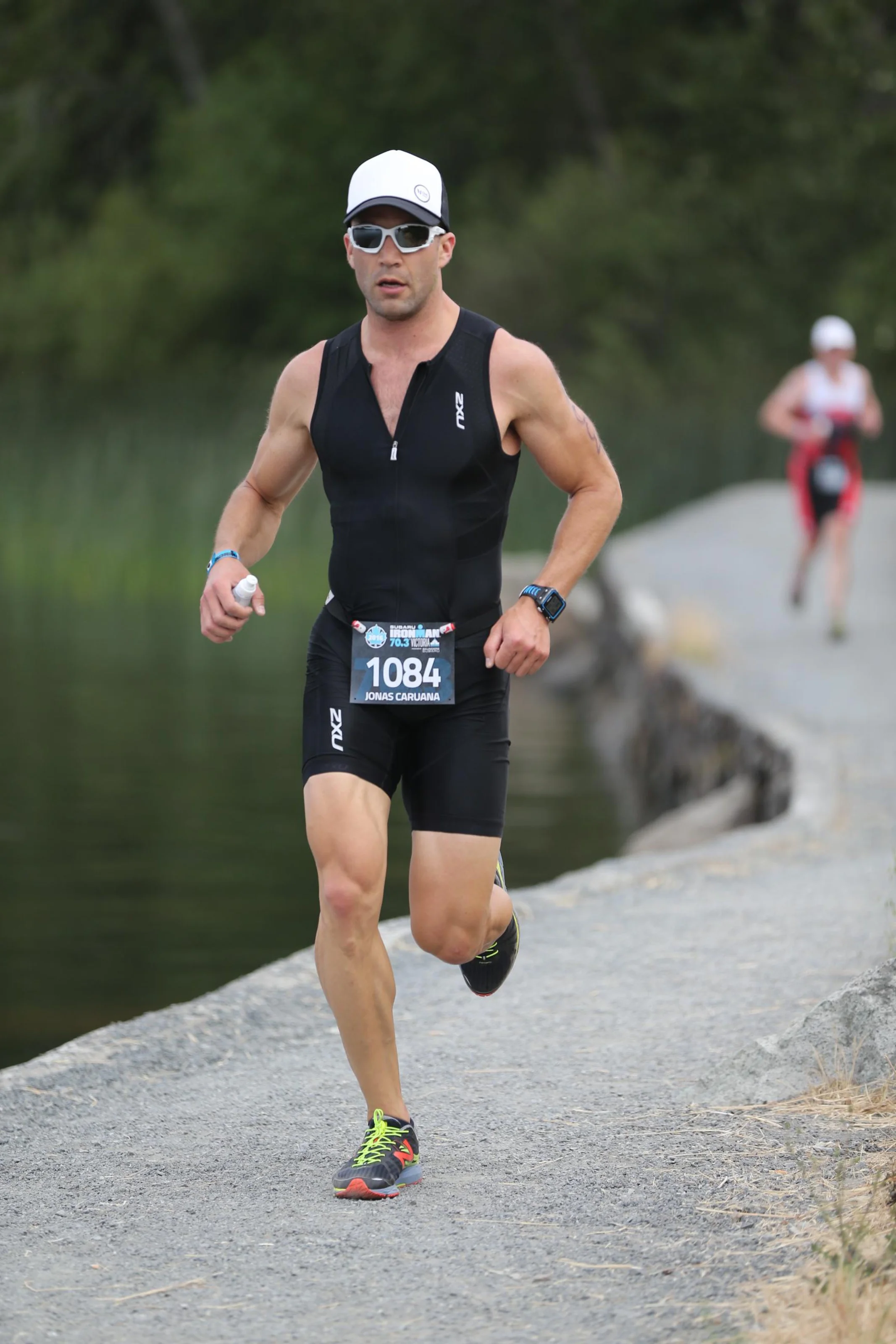 Ironman 70.3 Victoria: Outta the water smiling! — jonosapien
