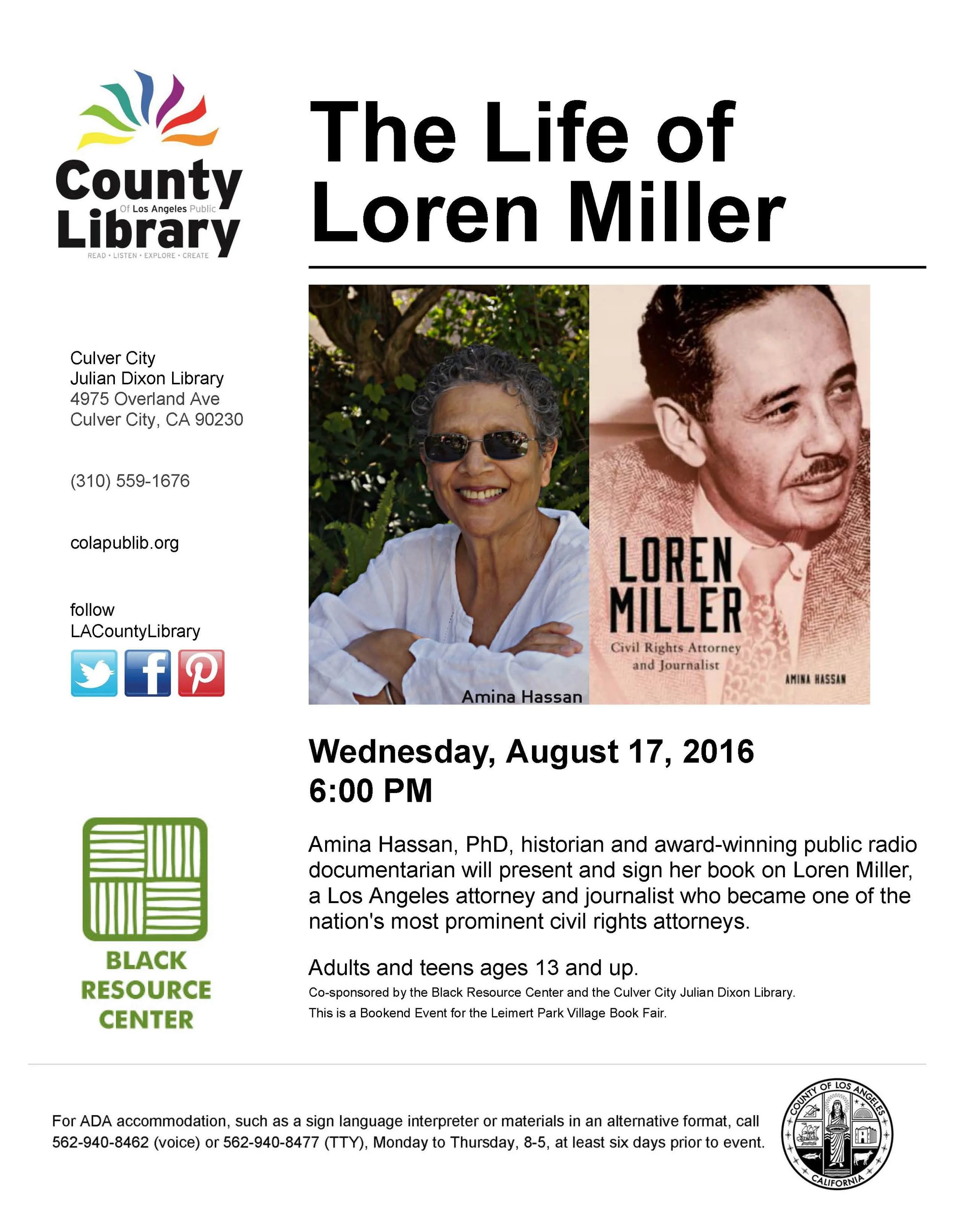 Book Signing & Author Talk