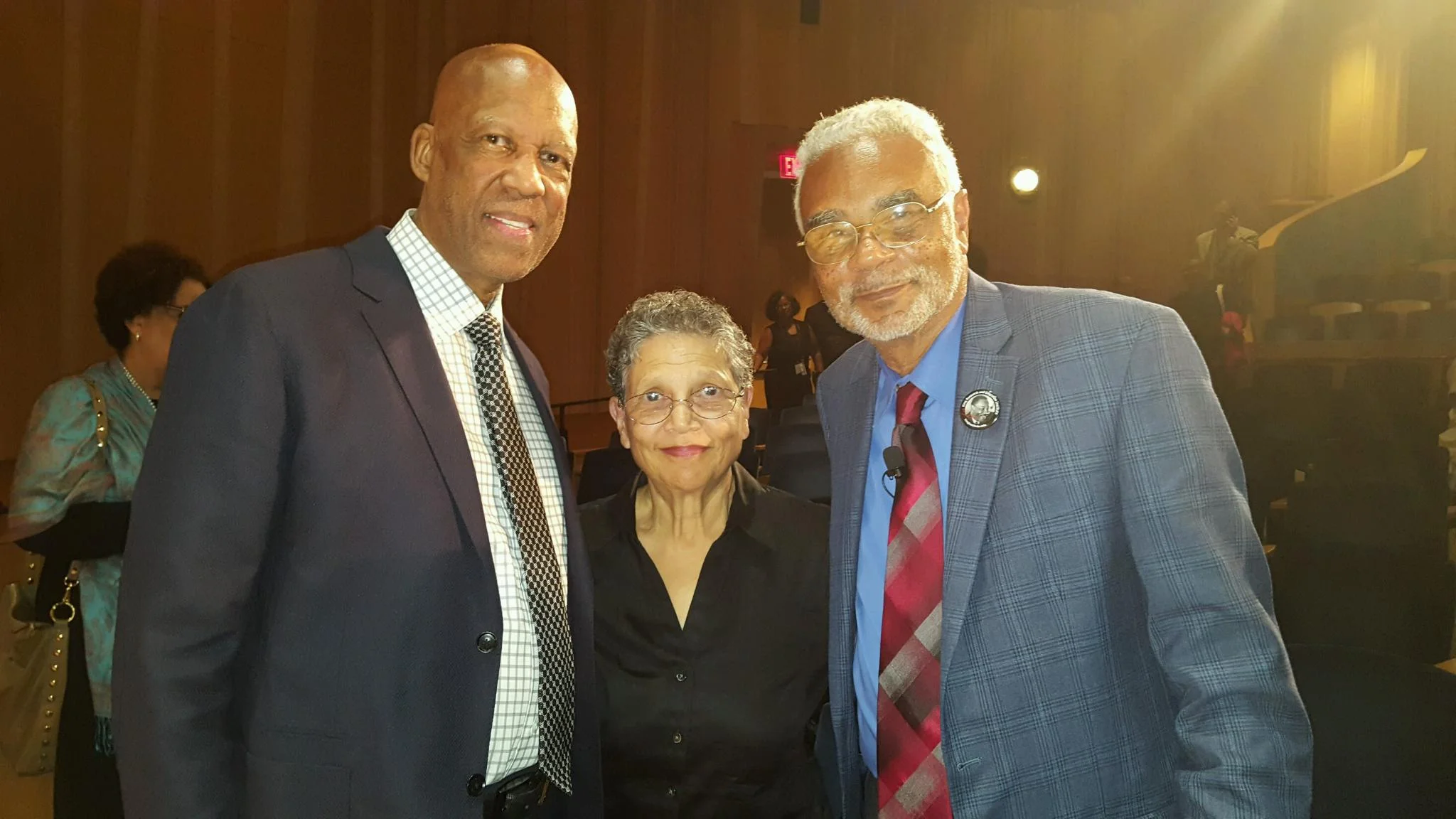 Drs.Terrance Roberts, Amina Hassan & Clayborne Carson