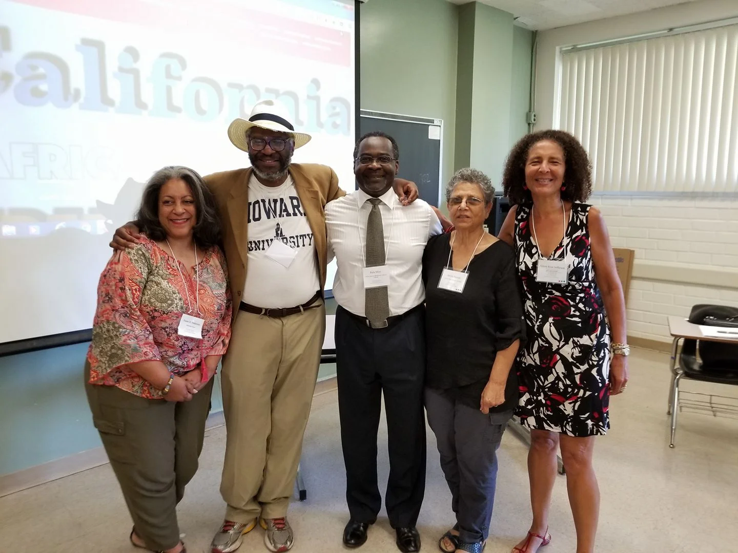 Susan Anderson, John Templeton, Rick Moss, Amina Hassan, Alison Rose Jefferson@Pacific Coast/American Historical Assoc Conference@Cal State Northridge, Aug 5 2017