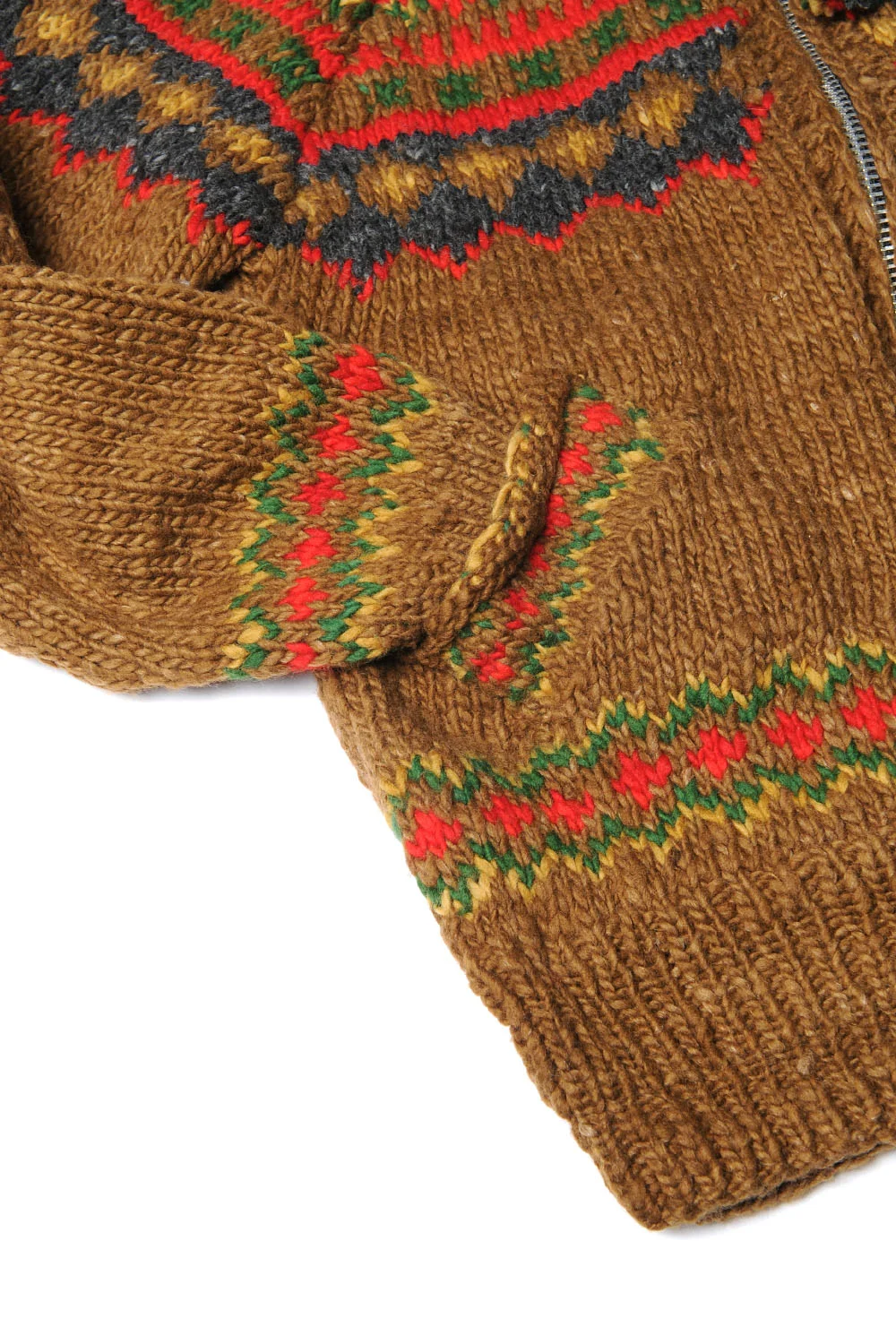 CHS04-06 FAIRISLE #3 IRELAND ZIPPER CARDIGAN BROWN_03.jpg