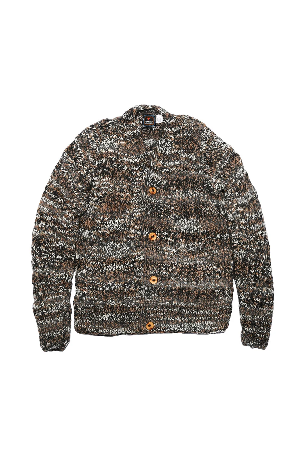 CHS16-03 MIX FISHERMAN V NECK CARDIGAN OX GREY MIX_01.jpg
