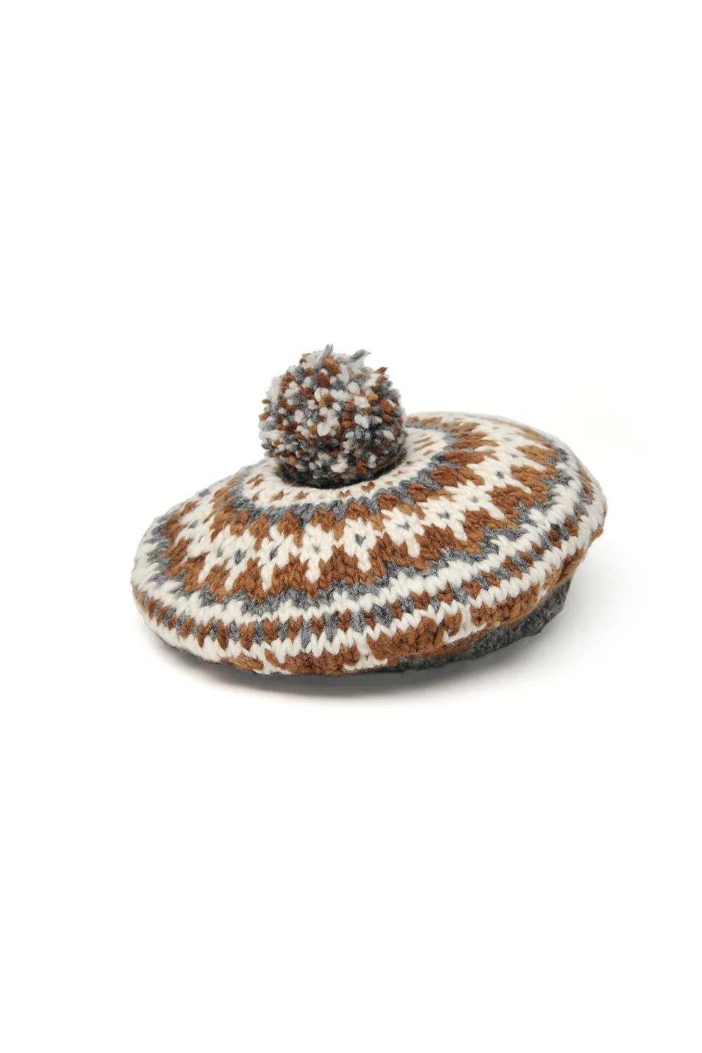 CHC26-04P-BERET-FAIRISLE#4,-LT-GREY-W-POMPOM.jpg