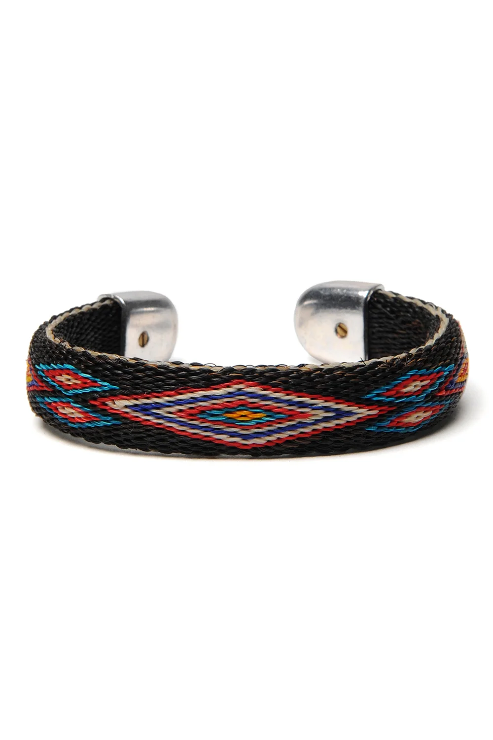 Bendable Bracelet - Blk/ Turq x Red