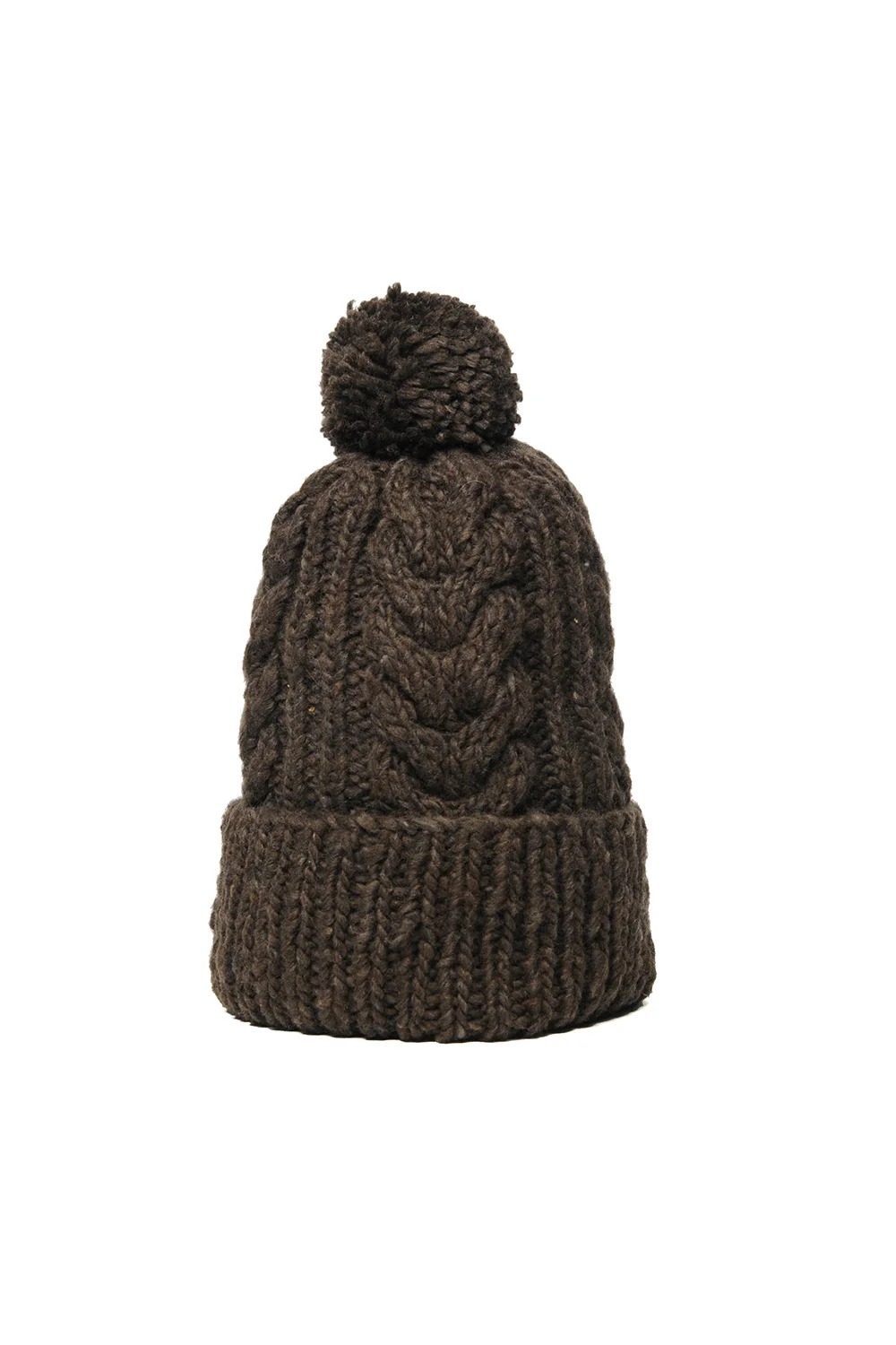 Double Cuff Cap, Fisherman - Chocolate