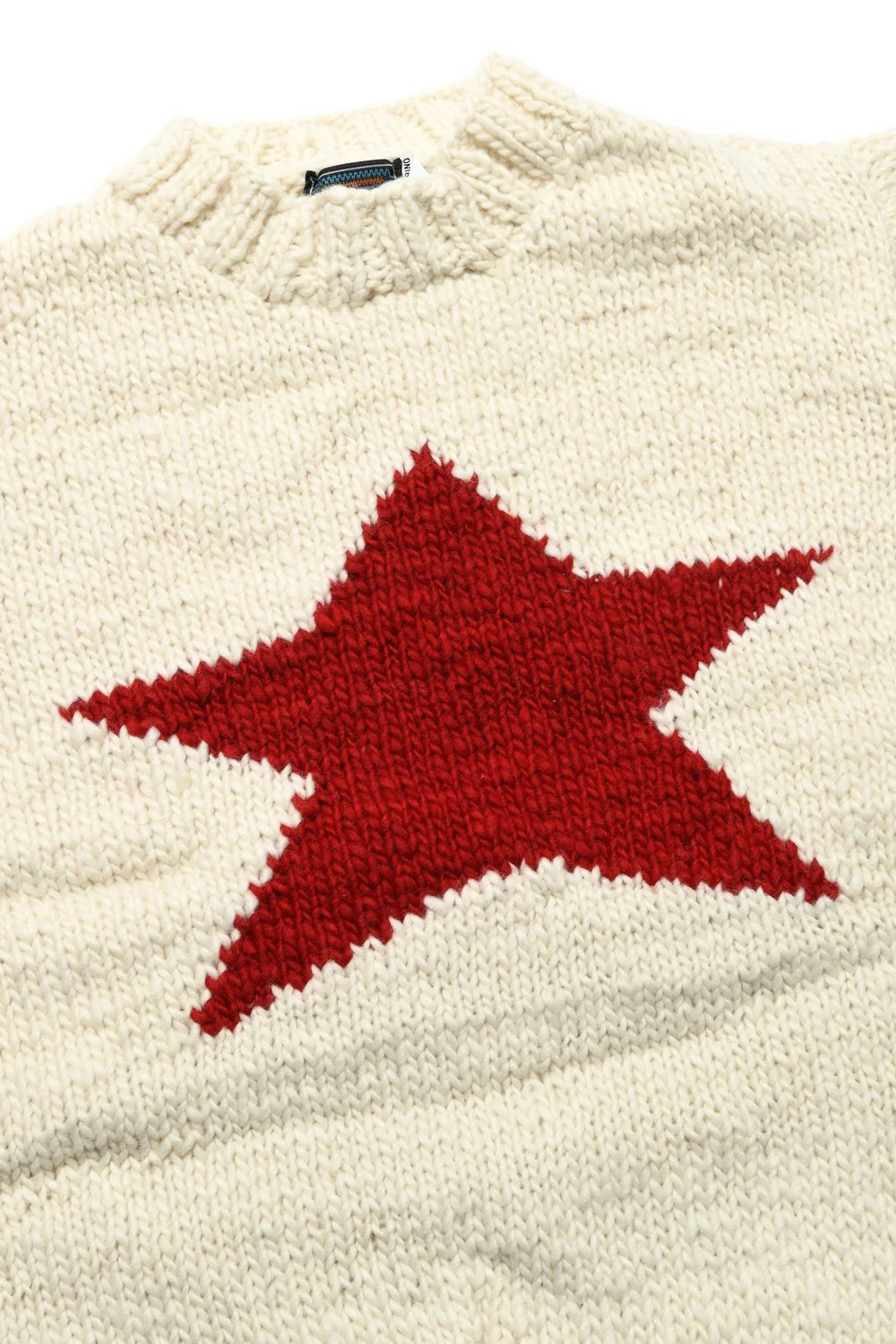 Star Pullover - Ivory x Red — CHAMULA