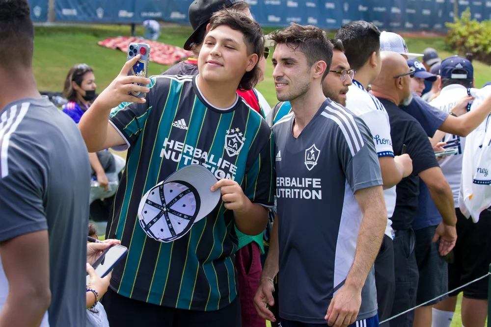  2022 Season: LA Galaxy midfielder Gaston Brugman’s first training session with the team on July 20,2022.  Photo by Robert Mora/LA Galaxy.---www.LAGalaxy.com---@LAGALAXY | @LAGALAXYPHOTOS 