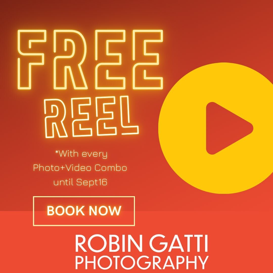 You don&rsquo;t want to miss out on this SPECIAL!!! Amp up your marketing in the easiest and best way with video! Reels and stories are viewed almost double the amount. Let&rsquo;s get you booked. Robingattiphotography.as.me 
Text me 478-972-9933