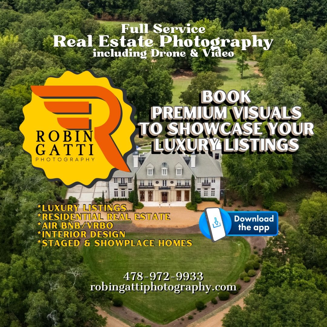 Need luxury-level photos for an upcoming listing?
I&rsquo;ve shot 15,000+ homes across Middle &amp; South GA and deliver photos, video, drone + also do AI fusion videos.

Book here: robingattiphotography.hd.pics/bookhere
