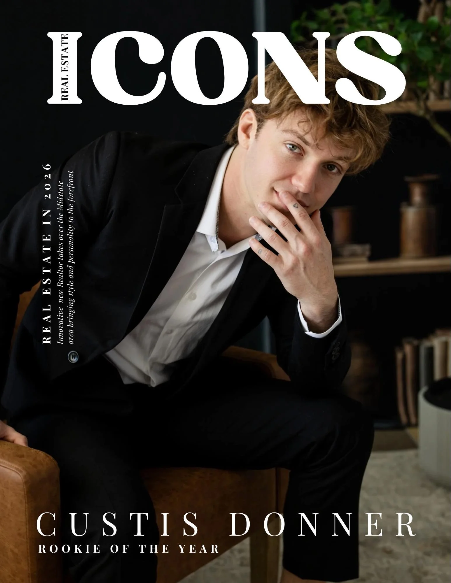 One more from my little fun I am having creating &ldquo;Magazine Covers&rdquo; with photos I have taken at Iconic Shots. This one featuring brand new REALTOR Custis Donner who was truly amazing to work with. None of this is AI by the way!