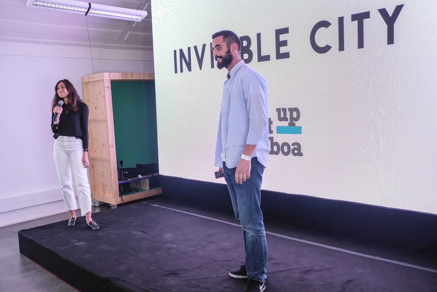 Valerie Konde e Nuno Moreno, Entrepreneur in Residence e Membership Manager da Startup Lisboa