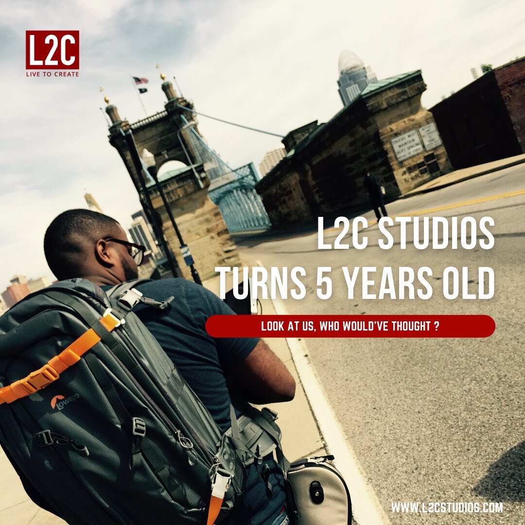 This month L2C Studios turned 5 Years Old!!!! An extreme thank you to every client, crew member, and supporter over the last 5 years. As a #blackownedbusiness we&rsquo;re proud to hit this milestone! We&rsquo;re looking forward to another 5.
PC: @ron