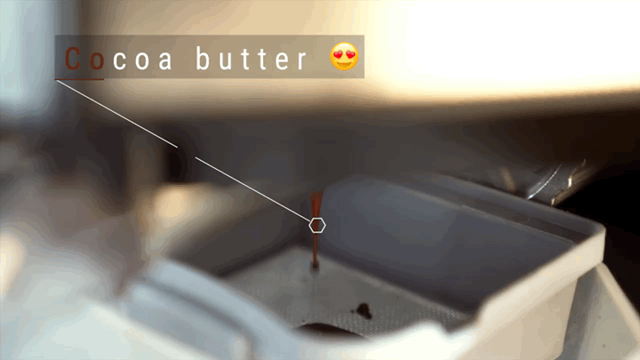 You're making your own cocoa butter right now.
