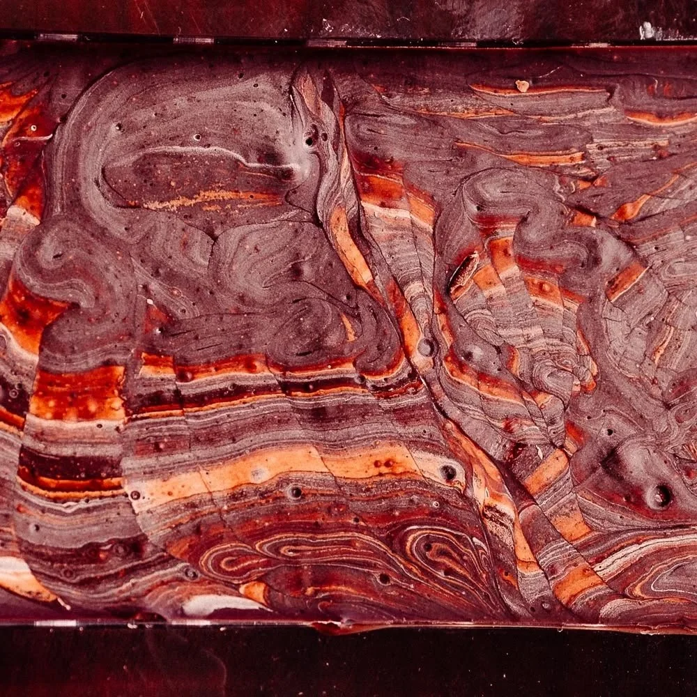 bloomed chocolate as art
