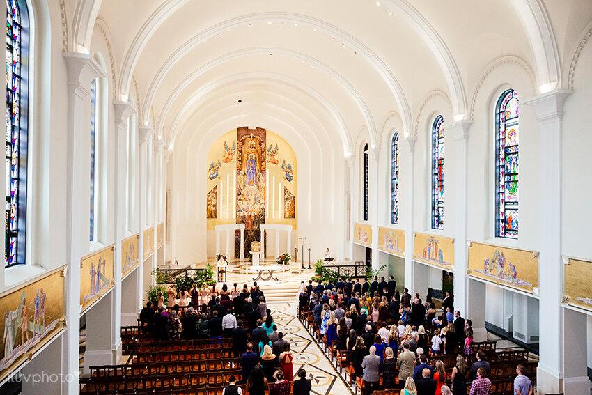 Loyola university wedding ceremony