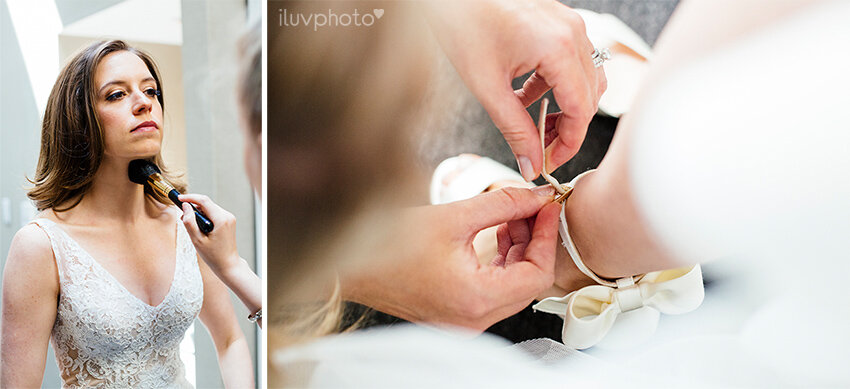  finishing touches for this chicago bride at the blackstone hotel downtown before the wedding   