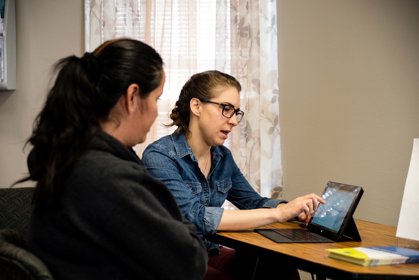 The Outreach Manager works with clients from the community to help them access services and resources.