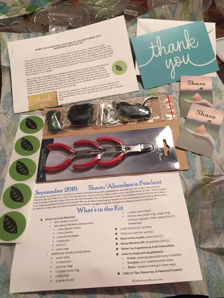 Jewelry Kit (available in our shop)