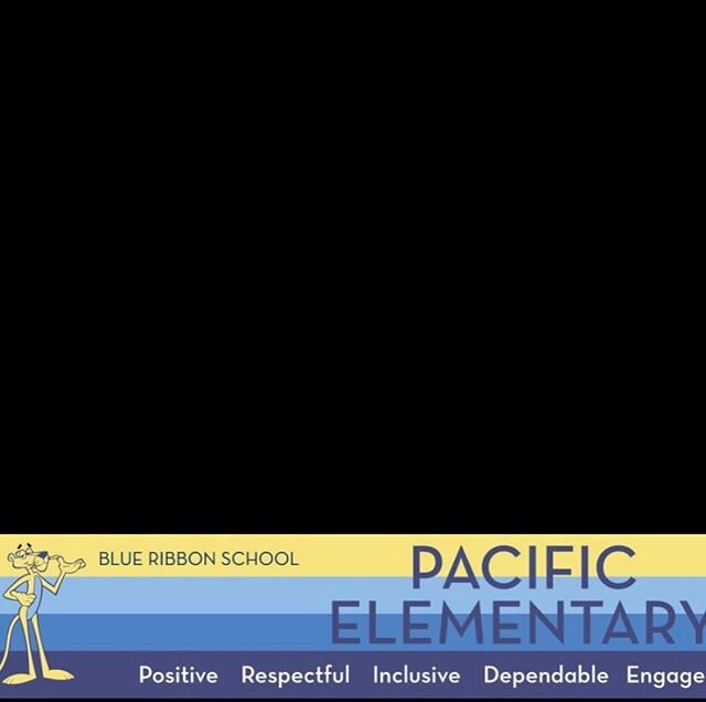 Pacific Panther Banners! 🐆 💙#pacificelementary #manhattanbeach #graphicdesign #kaboomconstruction #panthers #elementaryschool #banners #schoolpride #mbusd #mbef #pride