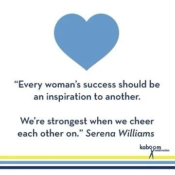 &quot;Every woman's success should be an inspiration to another. We're strongest when we cheer each other on.&quot; - Serena Williams

Happy Galentines! 💛🩵💙