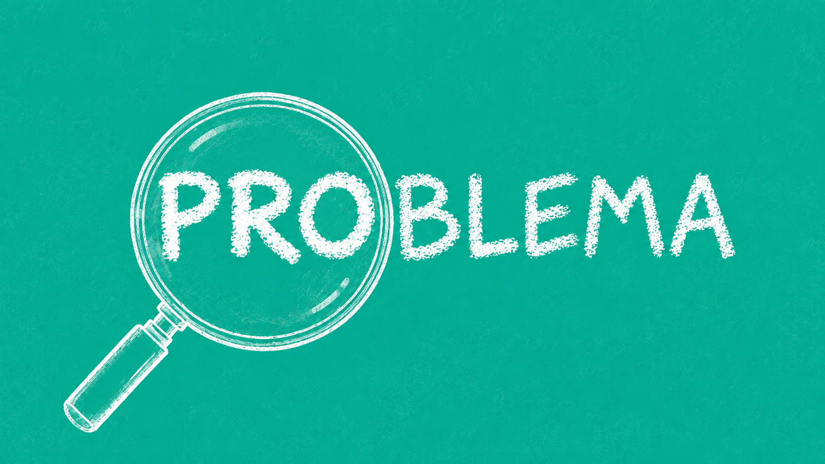 IL PROBLEMA NON È SEMPRE IL PROBLEMA