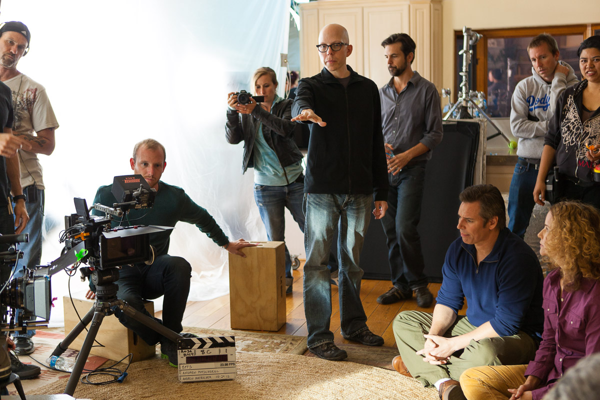 Director Andrew Putschoegl sets up the scene