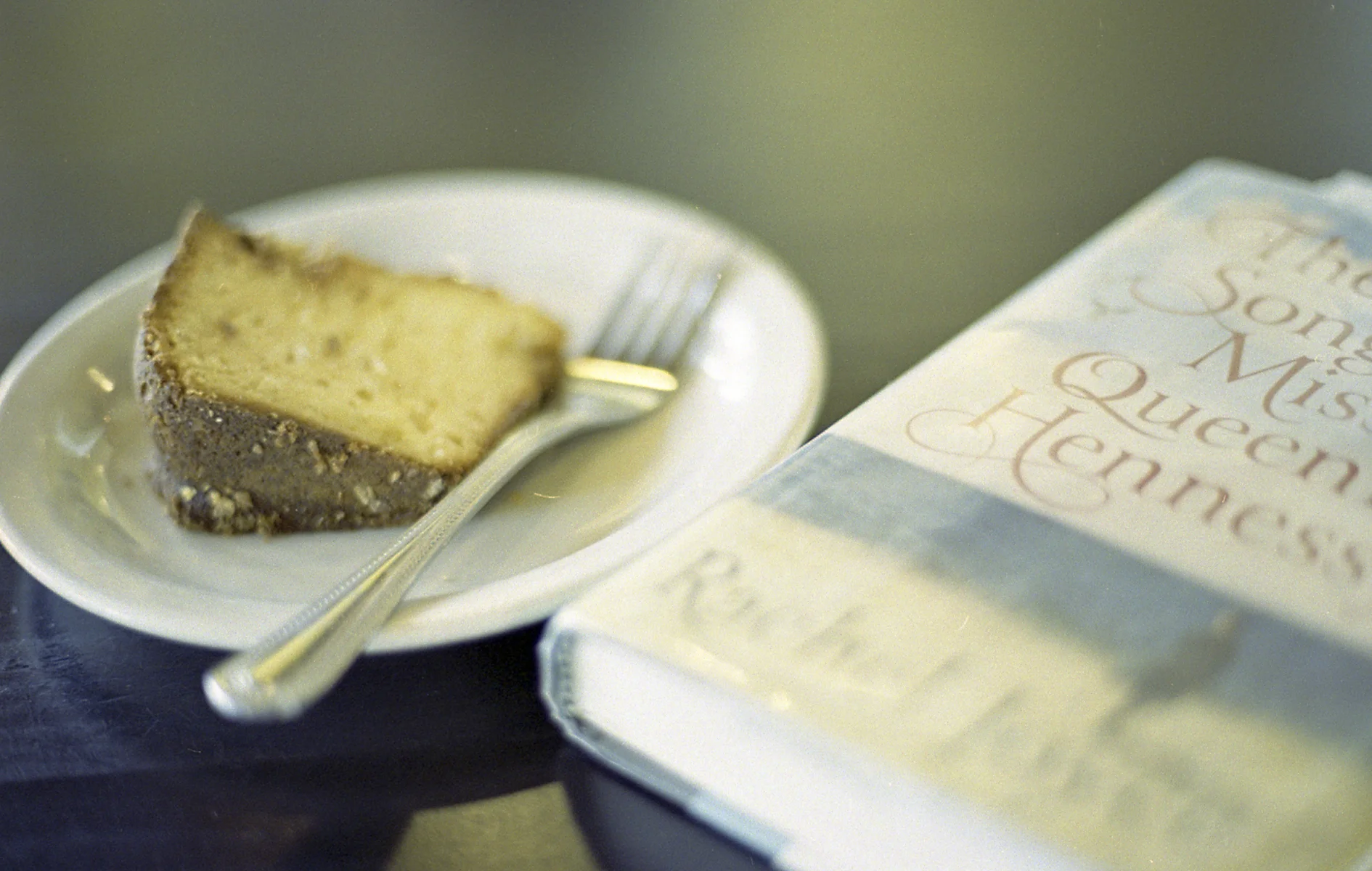 cake and book