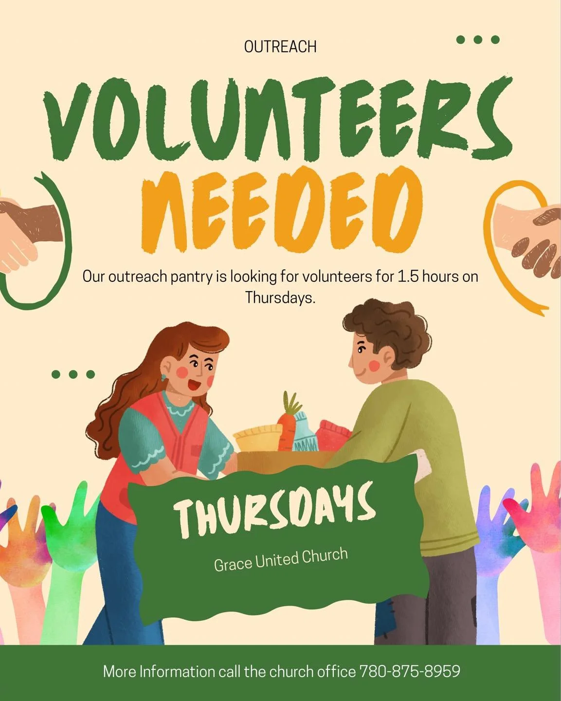 ❤️ OUTREACH PANTRY

Our Outreach Pantry continues to serve members of our community, and we are so grateful for the generosity and support we receive.

We are currently seeking in-kind food donations, gift cards, and monetary donations to help us pur