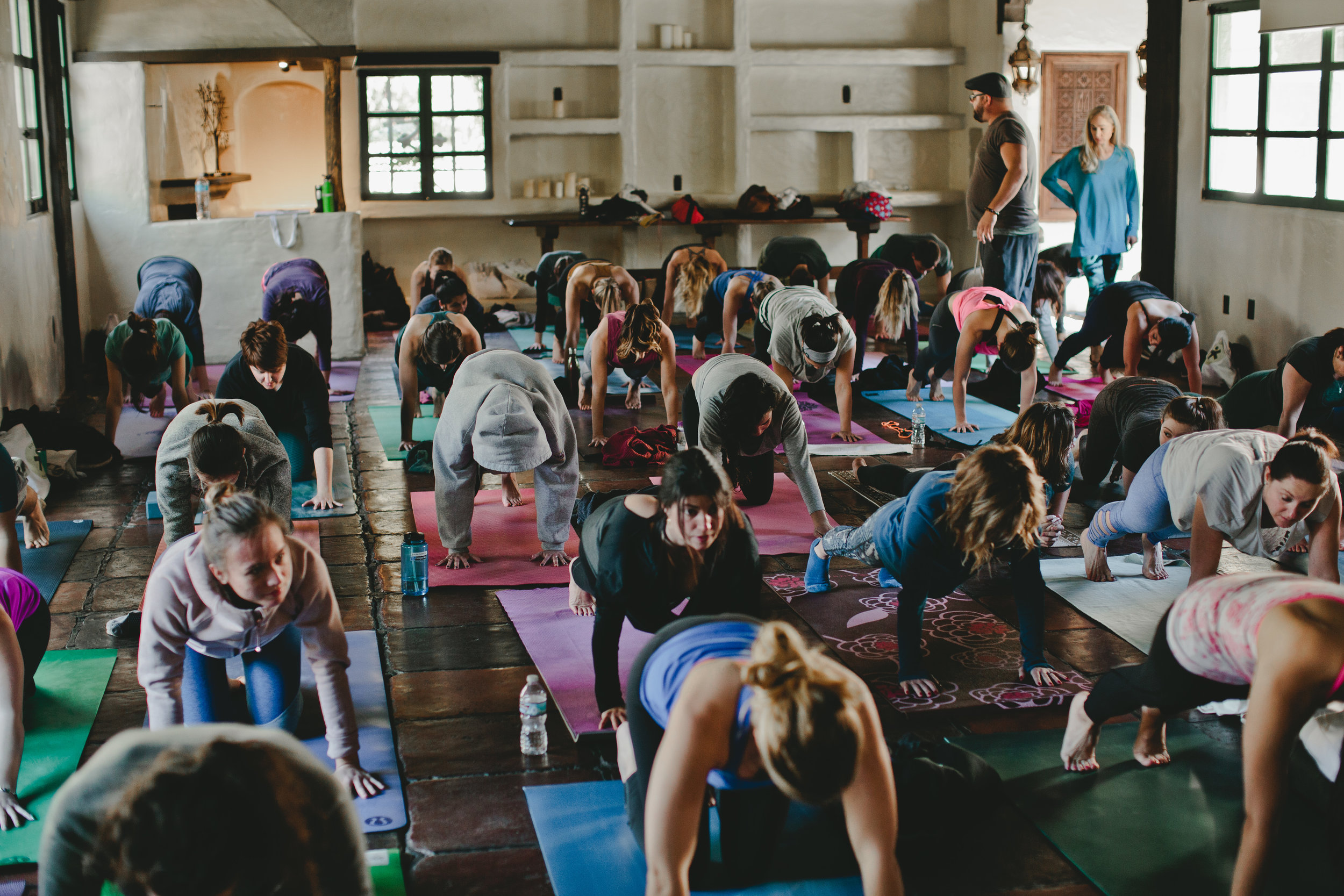 William Cristobal, Aaron Goodnow, and Summer Rechenmacher from Yoga Belly finish off the day with a yoga flow party with live DJ and we twerk together yoga style.