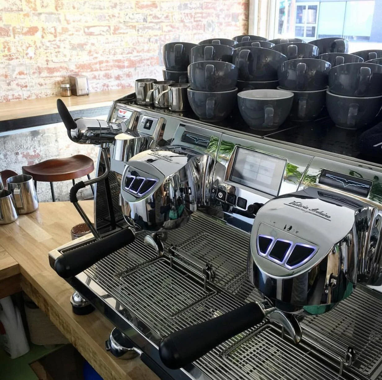 How to turn off and turn back on the coffee machine after the forced