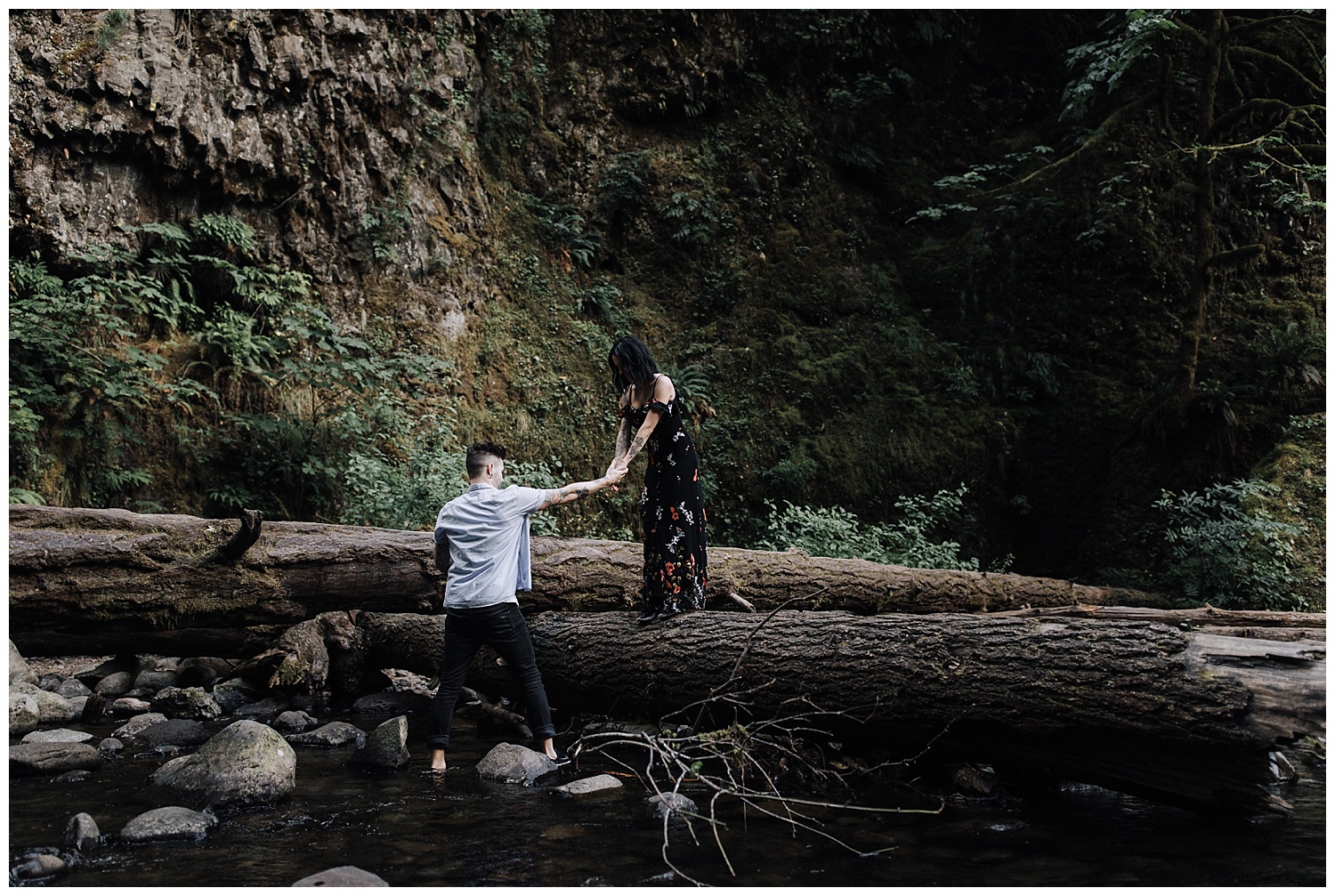Portland Oneonta Gorge Wedding Photography