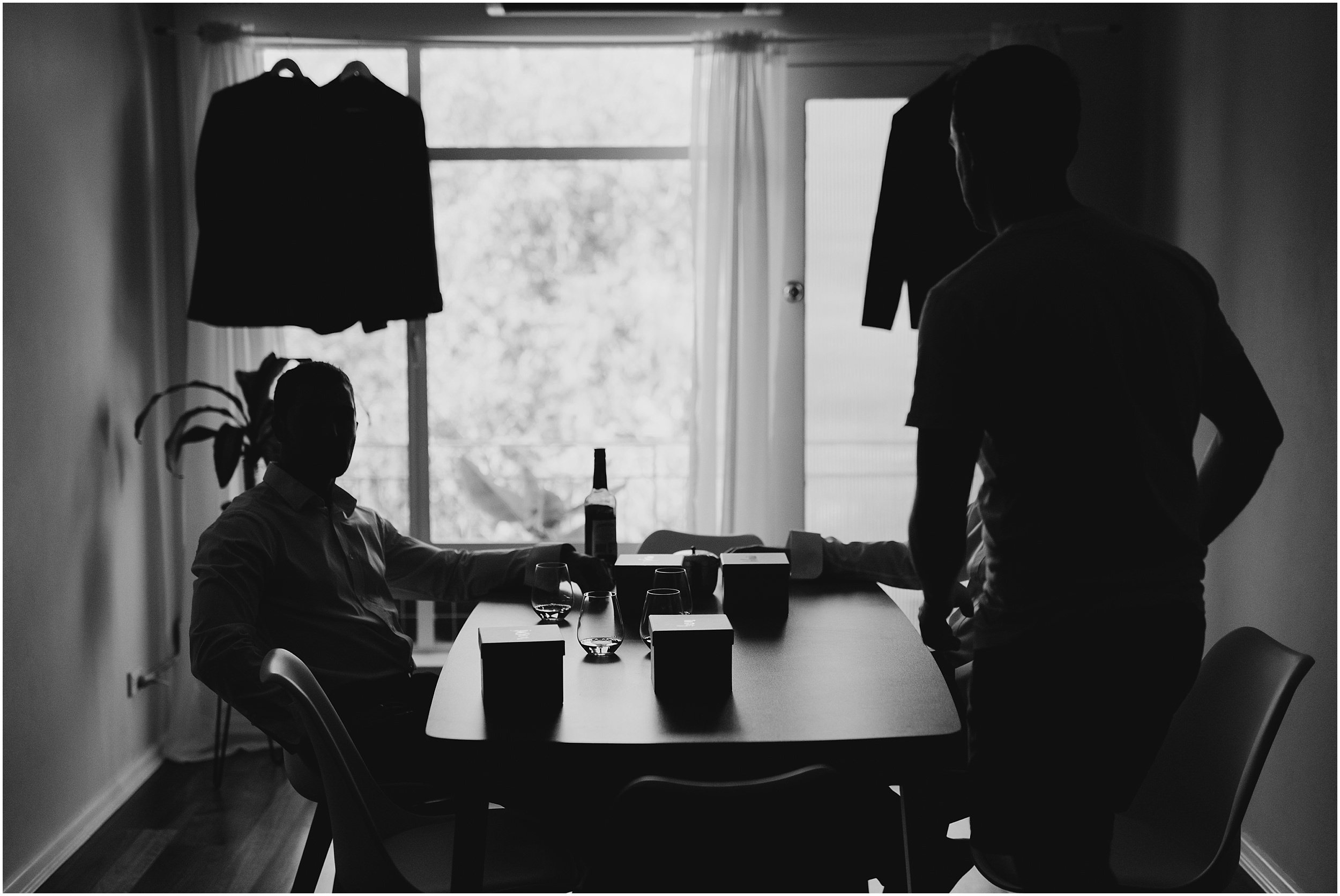 Sydney Wedding - Silhouette candid