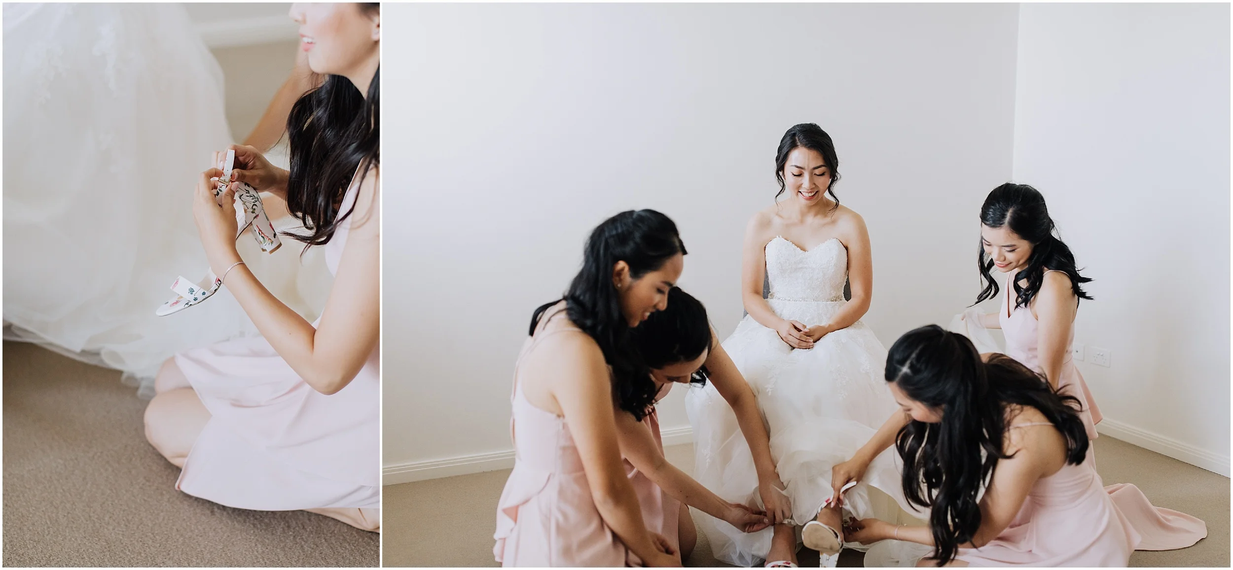 Bride prep shoes