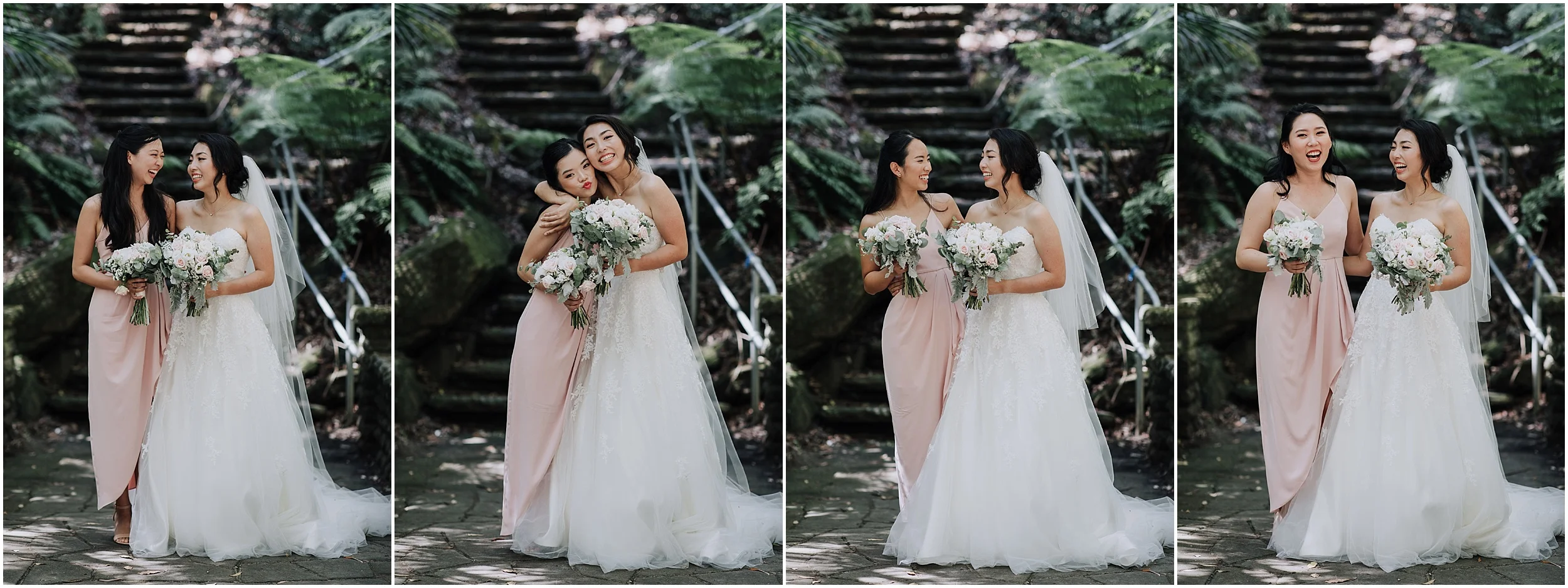 Bride and Bridesmaid Style