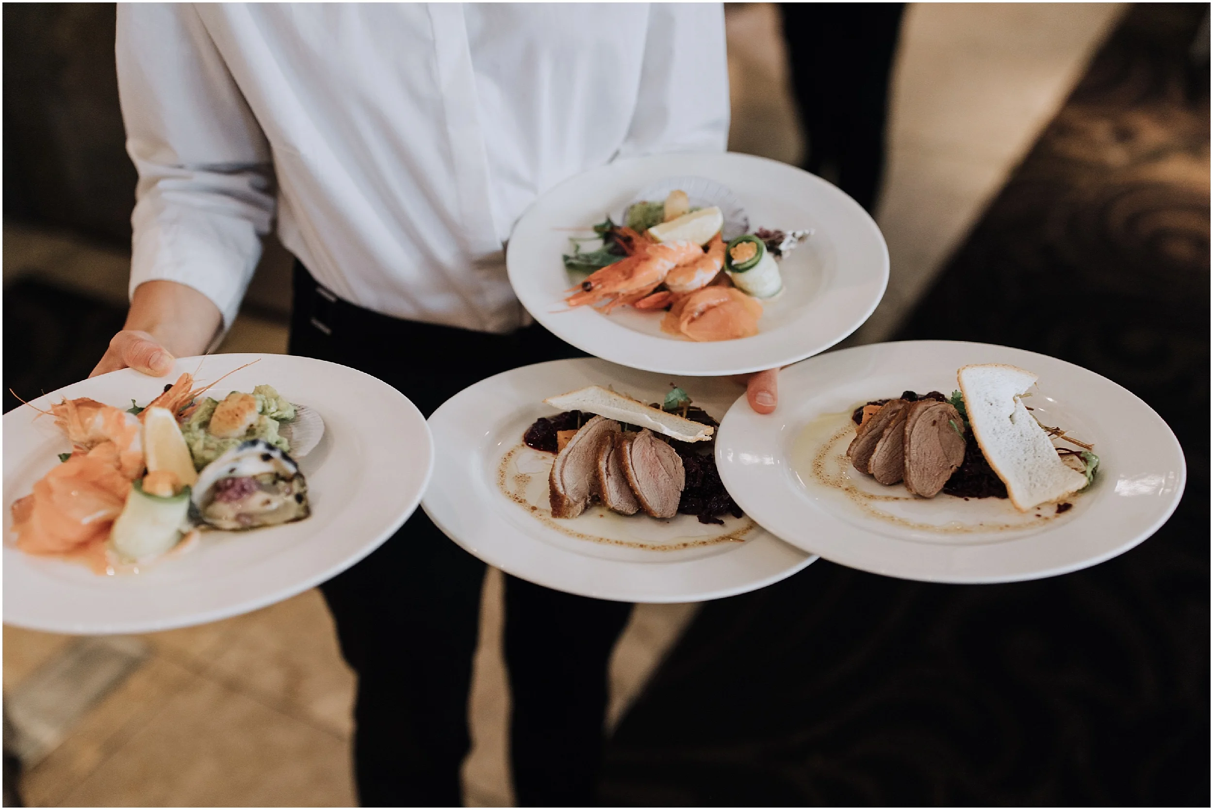 Dockside Wedding Reception Food