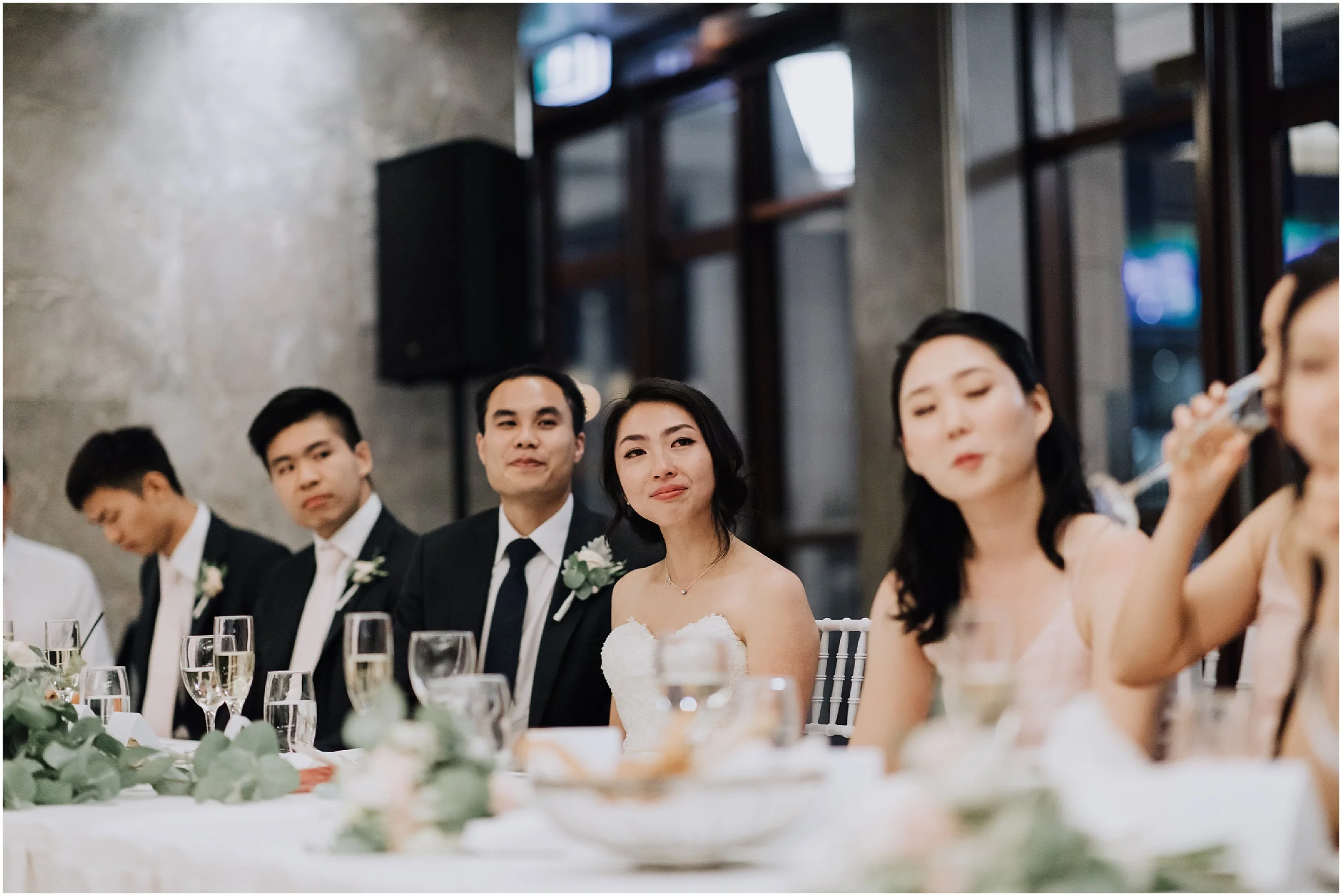 Dockside Wedding Reception Candid
