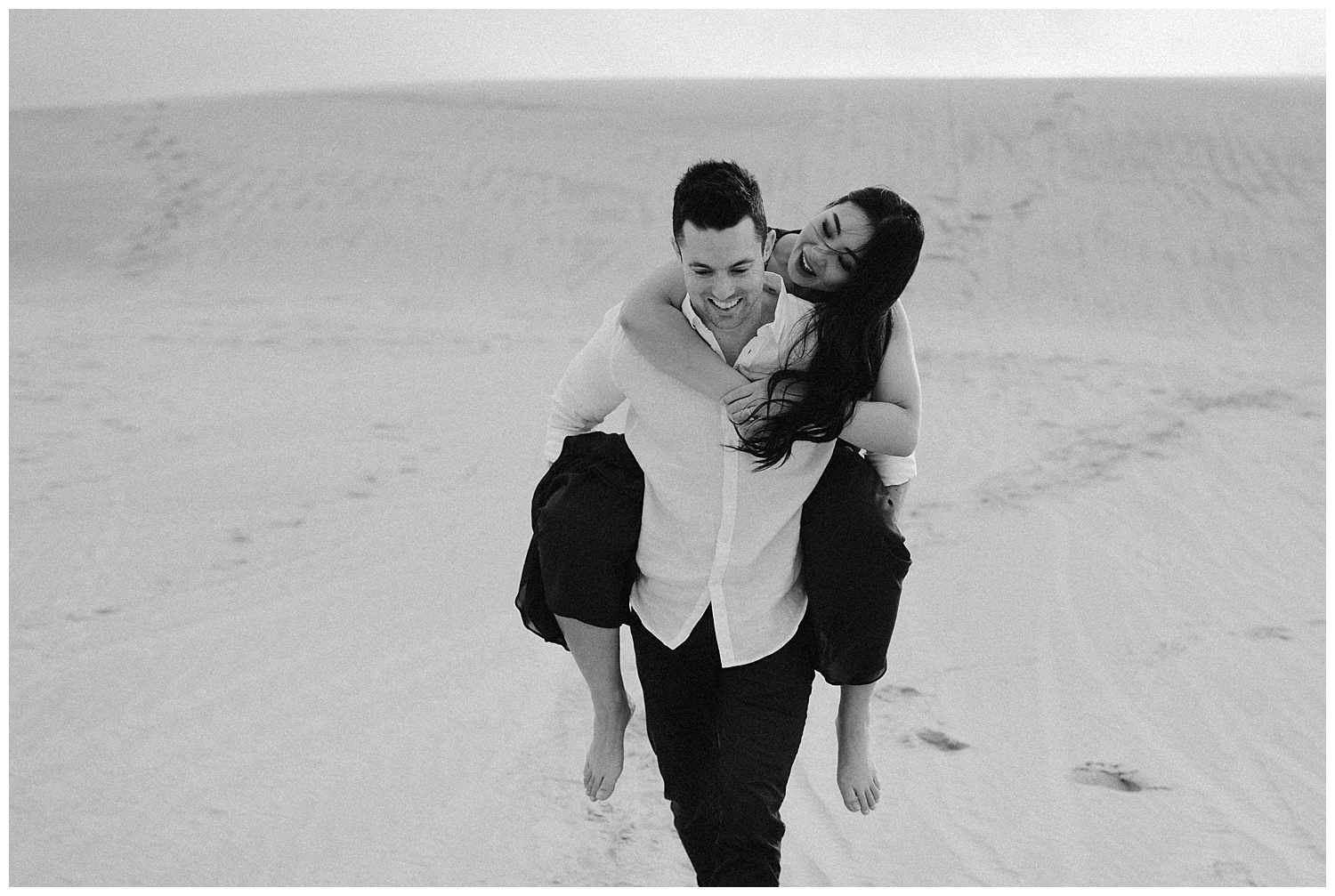 Stockton Sand Dunes Pre-Wedding Sydney Australia Engagement