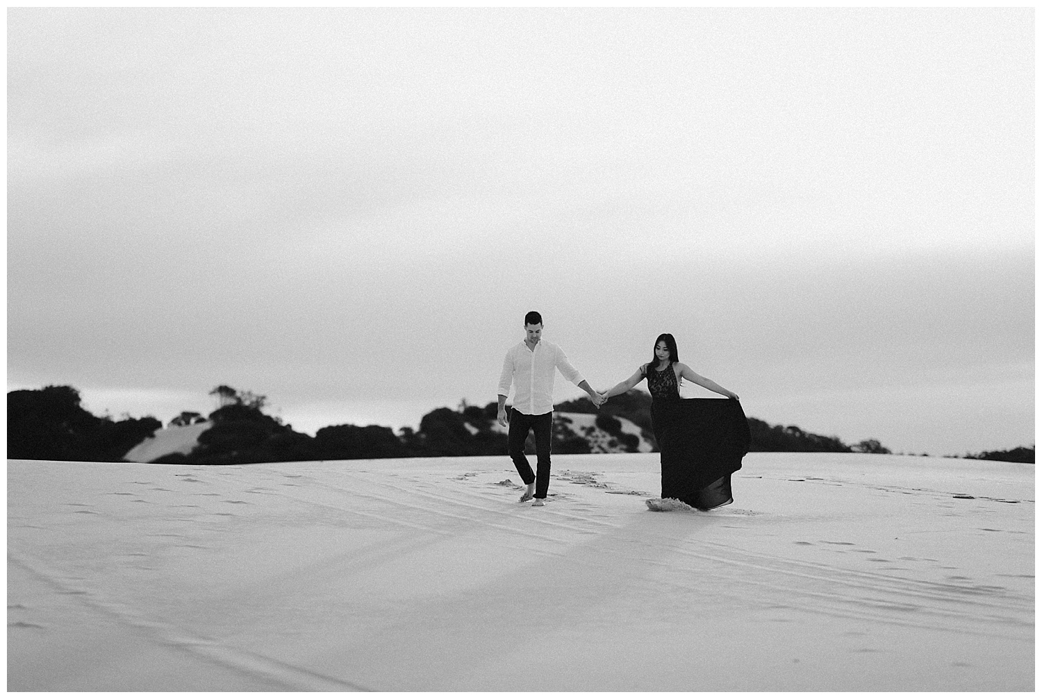 Stockton Sand Dunes Pre-Wedding Sydney Australia Engagement