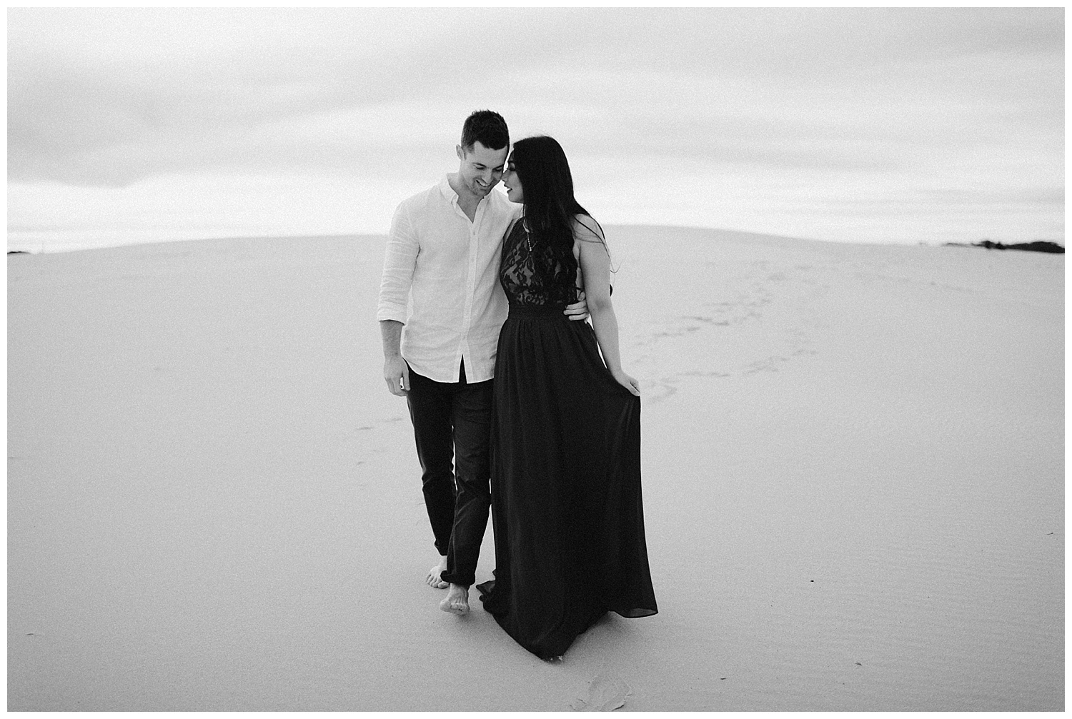 Stockton Sand Dunes Pre-Wedding Sydney Australia Engagement