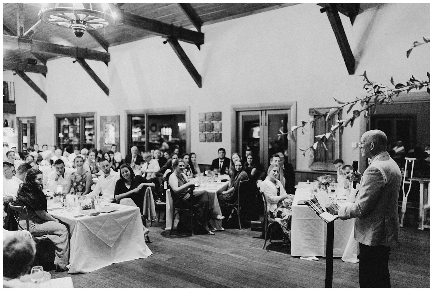 Bowral Southern Highlands Autumn Wedding - Centennial Vineyard father of groom speech