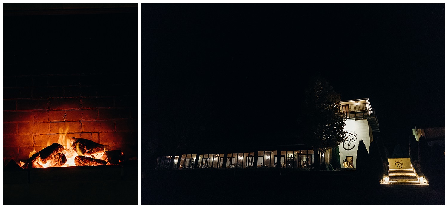 Bowral Southern Highlands Autumn Wedding - Centennial Vineyards at night