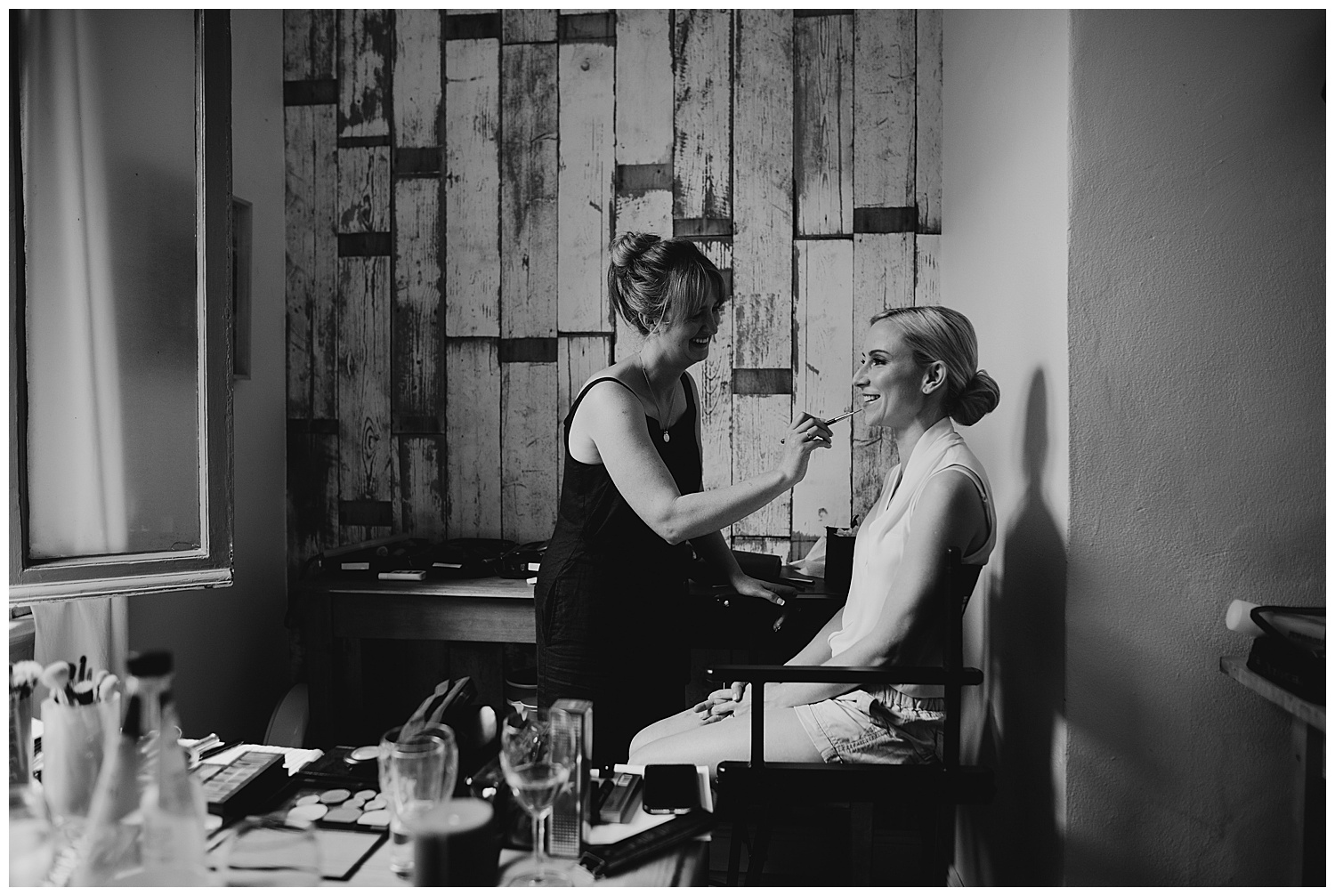 Sydney Brides has her make-up done by Blonde Rumour