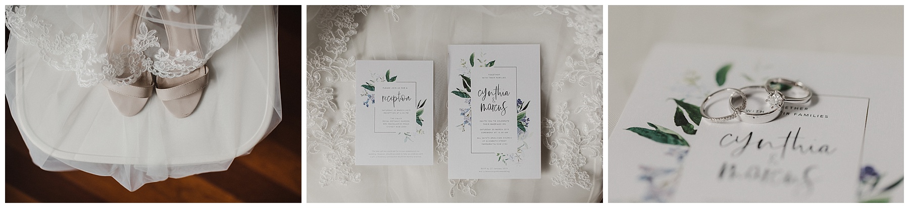 Wedding invitation detail