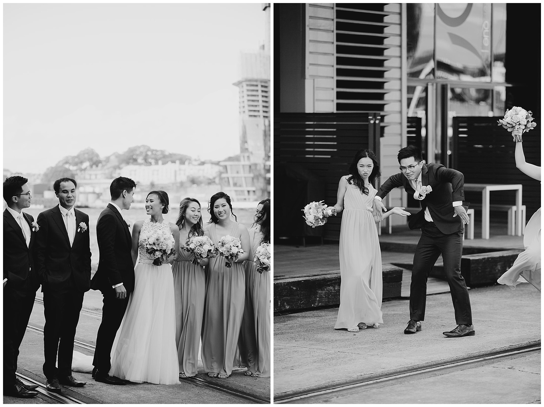 Sydney Bride and Groom and their wedding party