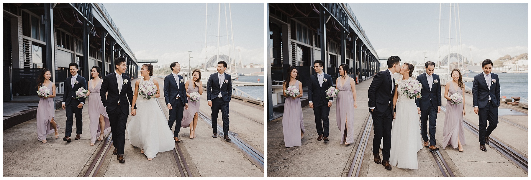Sydney Bride and Groom and their wedding party