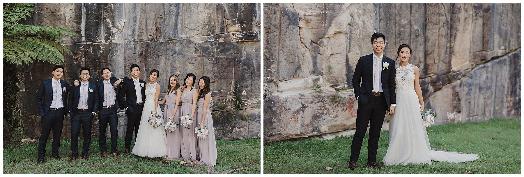 Sydney Bride and Groom and their wedding party