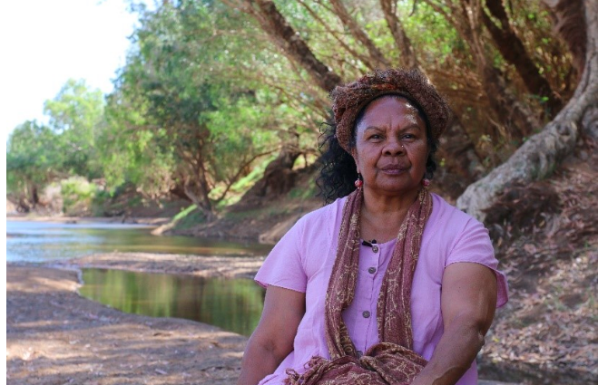 © TWS images.Nyikina Traditional Custodian Dr Anne Poelina