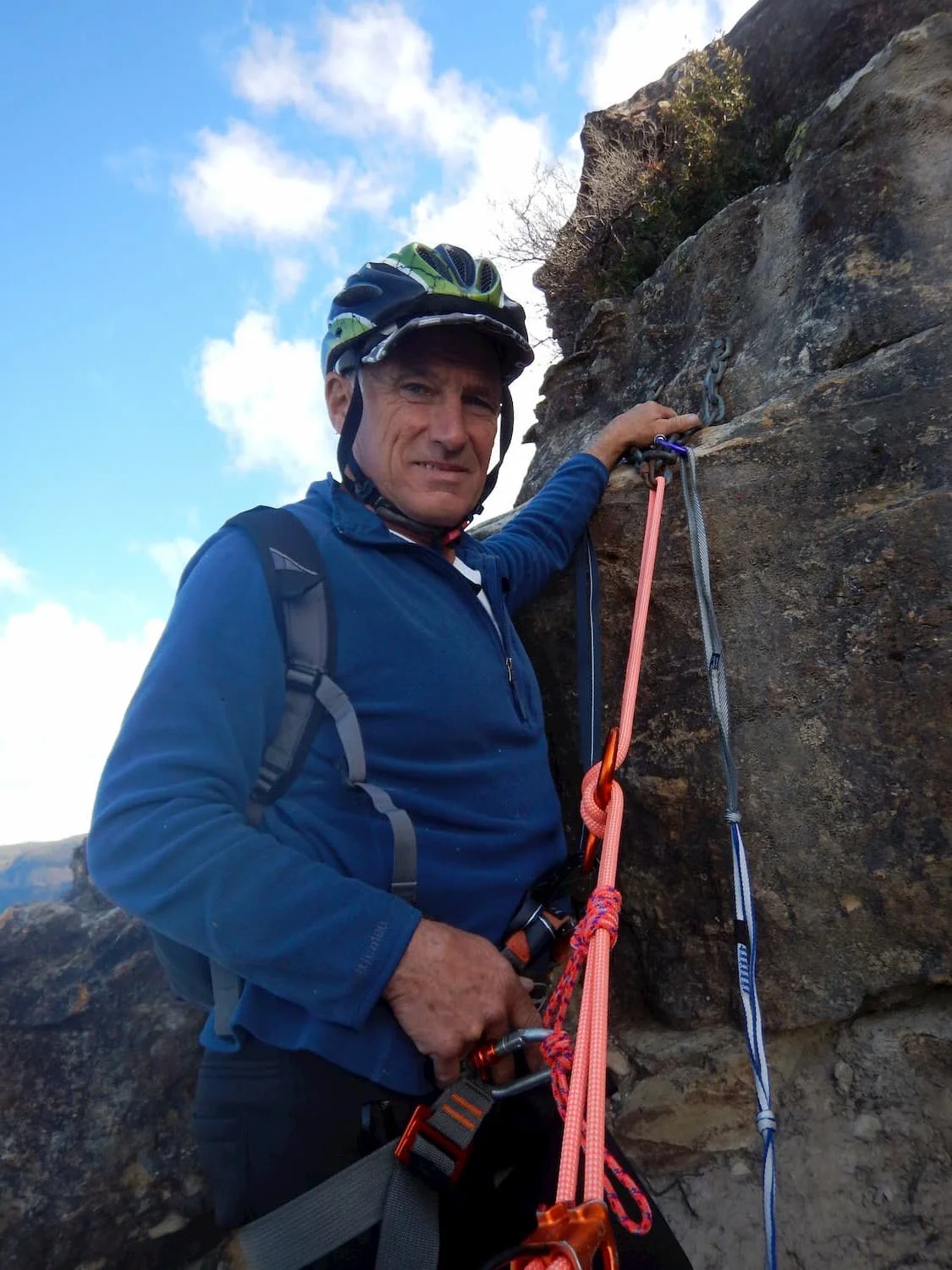 Steph's dad Dave about to abseil.jpg