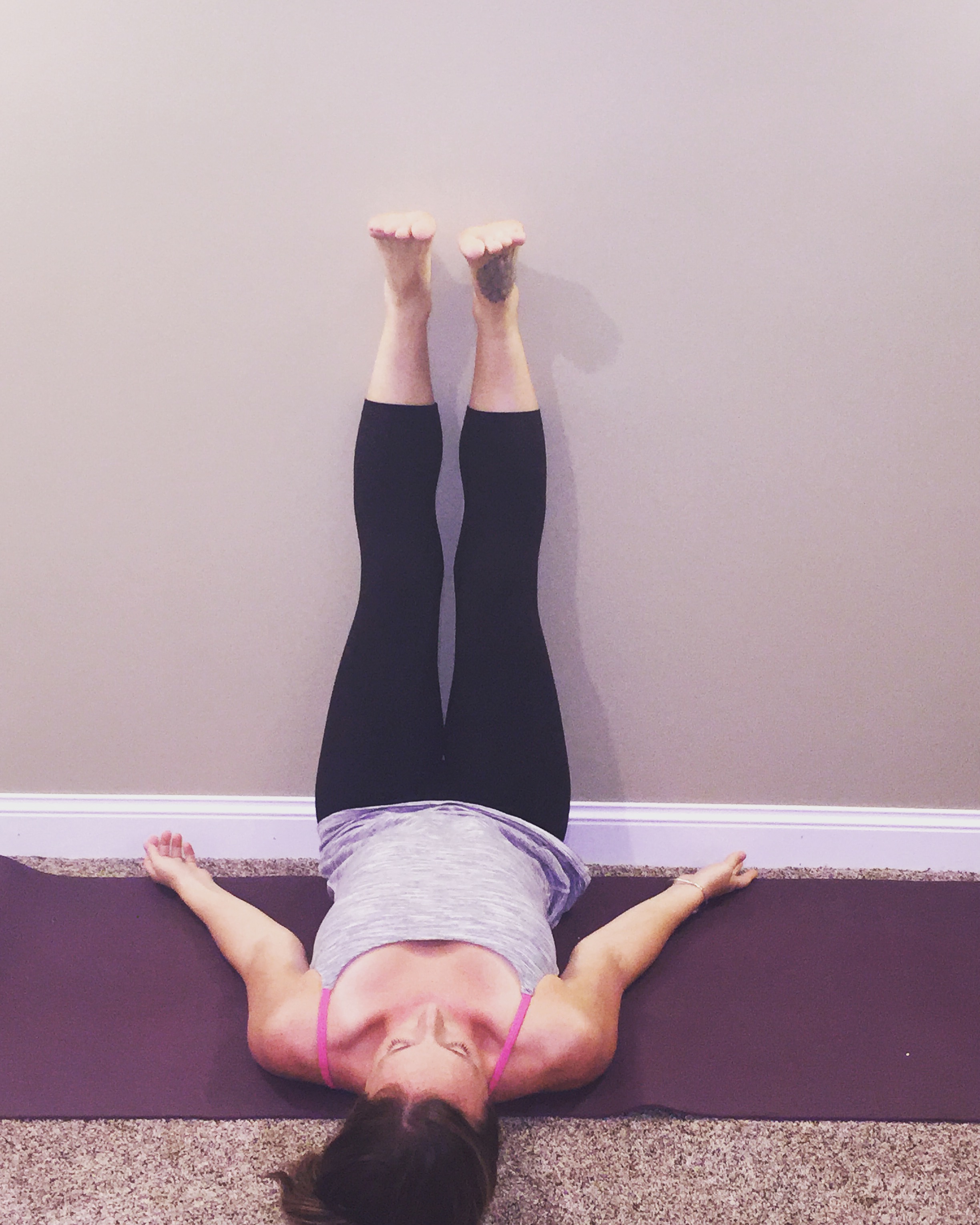 Legs-Up-the-Wall Pose Viparita Karani