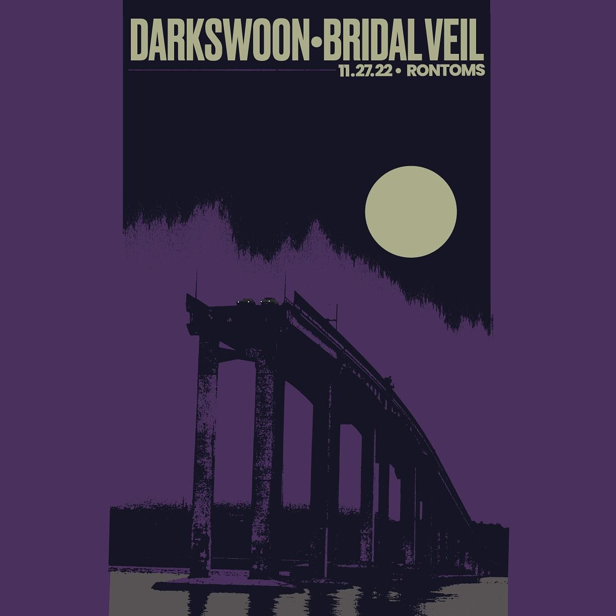 β‘οΈNext Show! β‘οΈ
November 27th join us and @bridalveilband for a free show at @rontomssundays π€ can’t wait for this one! Bridal Veil is really amazing live so don’t miss it.
Rad poster by @tinylittlehammers
It’s also Bandcamp F